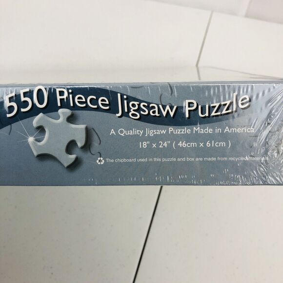 "NIGHT EYES" GREY WOLF 550 PIECE JIGSAW PUZZLE - BY MASTER PIECES (18x24 ) NEW - Picture 7 of 9